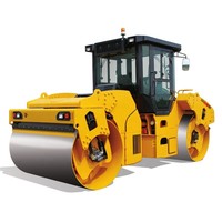 Compacteur de sol vibrant à double tambour SR14D-3 de 14 tonnes avec moteur diesel et système entièrement hydraulique