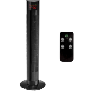36-Inch Bladeless Air Cooling Fan US <b>Plug</b> Low Noise Oscillating Remote Control 7.5-Hour <b>Timer</b> Household Made Plastic Remote Cont - Product Image 3
