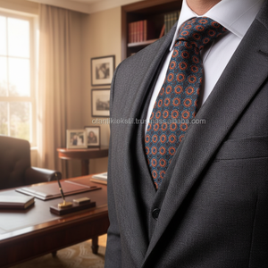 Corbata larga de lino rosa tejida, la más vendida, de seda, con otros diseños, etiqueta Corbata Krawatte Schlips - Product Image 3