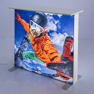 Portable SEG Popup LED Light Box Counter For 2020 Expo