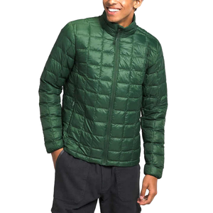 Chaqueta Bomber Casual de Lona Ligera con Bordado para Hombre, Cierre de Cremallera, Cálida para Otoño, Ideal para Actividades al Aire Libre - Product Image 1