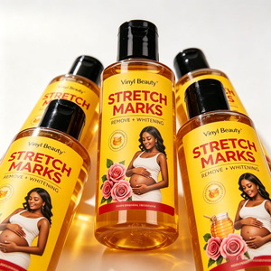 Natural Stretch Mark Oil for Pregnancy Scar Fading Skin Elasticity Body Oil Fast Absorbing OEM ODM - Product Image 1