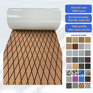 オーシャンエバフォーム自己接着性チークカーペットヨットフローリングロールボートマットヨットボートデッキモーターボートRvマリンデッキ - Product Image 1