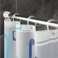 Rideau de douche rotatif, anti-rouille, de style moderne, amovible, rétractable et réglable, de haute qualité, robuste et écologique 2025