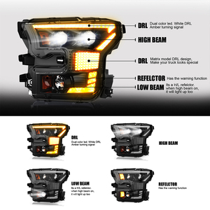Lampe frontale Head Light Led Phare Pour 2015 2018 2016 <span class=keywords><strong>Ford</strong></span> Bord Ranger 2019 <span class=keywords><strong>St</strong></span> 2017 F-<span class=keywords><strong>150</strong></span> Phares Projecteur - Product Image 2