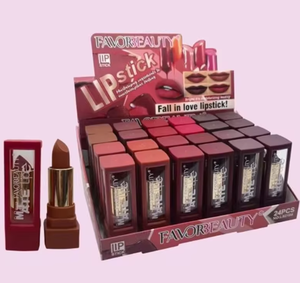 All'ingrosso rossetto opaco 24 pezzi in 1 scatola di visualizzazione impermeabile di alta qualità a buon mercato cosmetico nudo labbro Lapiz labiale <span class=keywords><strong>Mate</strong></span> a buon mercato - Product Image 6