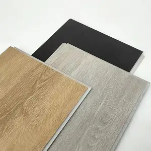 Revêtement de sol de luxe en grain de bois de style moderne SPC Villa haut de gamme Plancher d'ingénierie dédié à la fermeture par clic
