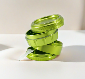 Broyeur à herbes manuel moderne en aluminium de 63 mm, nouveauté 2026, avec logo personnalisé pour accessoires - Product Image 4