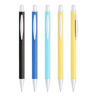 4 in 1 Multicolor Pen, Portable Metal Cased Multifunctional Refillable&Retractable Ballpoint Pen with Gift Box, Mechanical Pencil, Black Red Blue Meta