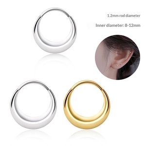 Piercing de <span class=keywords><strong>Nariz</strong></span> Unisex Vintage con Forma Geométrica, Joyería Corporal de Acero Inoxidable, Anillo de Oreja, Anillo de Labio, Chapado en Oro, Regalo - Product Image 1
