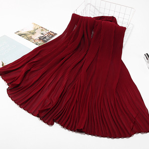 <span class=keywords><strong>2022</strong></span> gran oferta perla gasa plisada raya señora Hijab <span class=keywords><strong>moda</strong></span> musulmán Hijab bufanda - Product Image 6