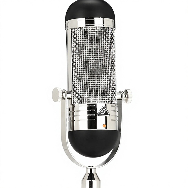 Behringer BVR84 Vintage Capsule USB Microphone for Voice Recording and Podcasting