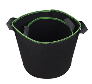 Sacs de culture réutilisables en tissu feutré rond, écologiques et durables, pour légumes et tomates, de 1, 3, 5, 7, 10, 15 et 20 gallons - Product Image 3
