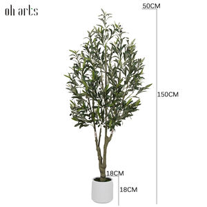 OH ARTS бонсай уличный старый мини-большой искусственный растение оливковое + дерево для продажи Съемный складной в наличии - Product Image 2