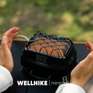 WELLHIKE SWS Multifunctionele verwarmingskachel, draagbare <span class=keywords><strong>mini</strong></span>-campingbrander voor buitengebruik - Product Image 2