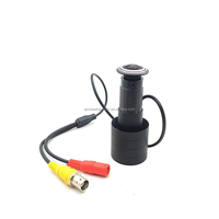 Caméra de sécurité filaire 4-en-1 AHD TVI CVI CVBS HD 1080P pour visiophone couleur, caméra de porte fisheye 180 degrés 2MP
