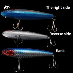 8g8cm ทรงดินสอหัวกลมลอยทำจาก ABS เหยื่อแบบแข็งแบบเหวี่ยงจากชายฝั่งทะเลทำจากเหล็กกล้าในตัว - Product Image 3