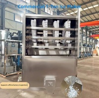 Machine à glaçons industrielle Robin de 5 tonnes par jour, moteur PLC, capacité de 15 kg, fournisseur chinois, usine de glace comestible, garantie de 1,5 an