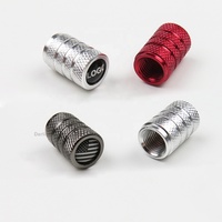 Bouchons de valve Schrader en aluminium pour pneus de voiture, avec emblème logo, accessoires de protection anti-poussière pour roues
