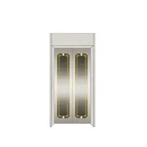 Золотое зеркало из нержавеющей стали панель двери лифта для Fermator типа VVVF оператора двери лифта