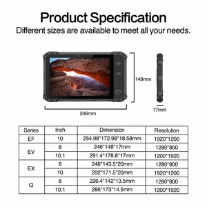 8 Inch Win11 Rugged Công Nghiệp Máy Tính Bảng Với 5G LTE Ip65 NFC Độ Phân Giải Quang Học MTK Bộ Vi Xử Lý Không Thấm Nước Và NFC Tương Thích - Product Image 6