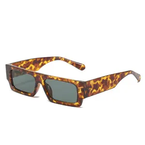 2024 new custom square trendy good quality luxury brand uv protection men women sunglasses for sale