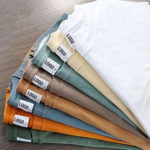 Oem 230gsm 100% Katoen Effen Korte Mouw Oversized Heren Tshirt Zwaargewicht Essentials Blanco Custom Logo Boxy T-Shirt - Product Image 2