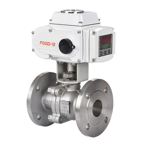 วาล์วบอลแบบหน้าแปลนหมุนได้ 90 องศา ขนาด 4-20mA ผลิตจากสแตนเลส 304/316 สำหรับสื่อที่มีแรงดันสูง เช่น น้ำ - Product Image 3