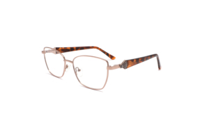 Montures de lunettes de prescription en acier inoxydable <span class=keywords><strong>ESquare</strong></span> personnalisées pour femmes 2025 lunettes optiques en métal oeil de chat myopie LE8853 - Product Image 6