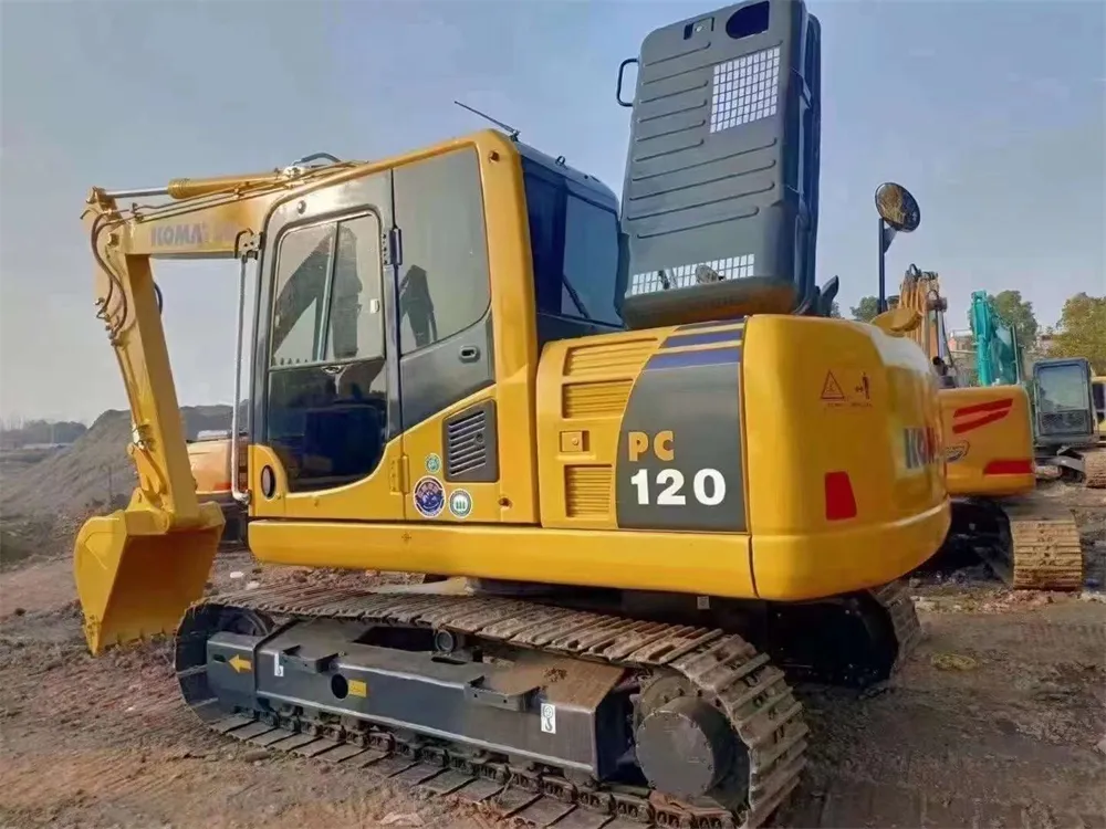 Satılık japonya orijinal Komatsu PC120 ikinci el PC120-6 PC160 paletli ekskavatörler kullanılır