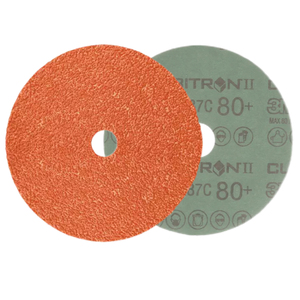Disque en fibre 3M 987C 5 pouces 125 mm Cubitron <span class=keywords><strong>II</strong></span> en céramique, à trous ronds ou croisés, <span class=keywords><strong>de</strong></span> 36+ à 80+ pour le polissage et l'ébavurage du métal - Product Image 2