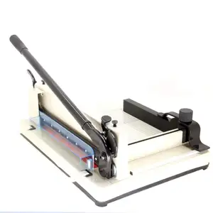 SIGO mesin pemotong kertas desktop manual, mesin pemotong kertas ukuran A4 858 A3