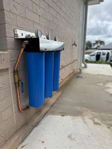 ऑस्ट्रलिया बेस्ट-771 3 stagers 4.5*20 इंच बड़ा नीला कारतूस पानी फिल्टर आवास दीवार माउंट या समर्थन के साथ - Product Image 2