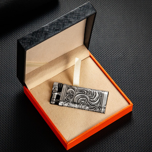 Venta caliente de alta calidad personalizado de un solo fuego a prueba de viento perforador encendedor de cigarros butano encendedor antorcha para cigarros - Product Image 6