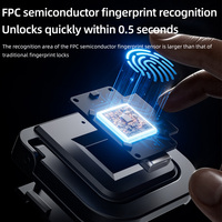 Serrure de porte intelligente YAGU haut de gamme à reconnaissance faciale 3D, entièrement automatique avec interphone vidéo et fonction de judas pour porte principale