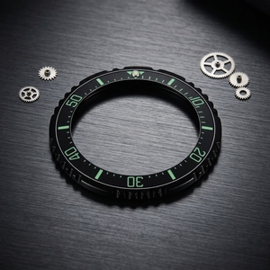 Pièces de montre haut de gamme : Insert de lunette en céramique entièrement luminescent pour SKX007, vente chaude - Product Image 3