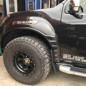 โรงงาน KQD ขายดี บังโคลนรถยนต์ทรงสปอร์ตสีดำ ABS สำหรับ ISUZU DMAX - Product Image 6