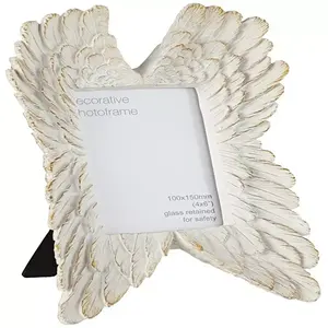 polyresin Angel Wings Photo Frame Statue