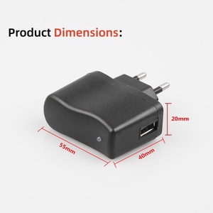 Venta Directa del Fabricante, Cargador USB de 3W 4.2V/5V, Adaptador de Corriente de Carga Rápida para Teléfonos Móviles y Cámaras, <span class=keywords><strong>con</strong></span> Certificación CE - Product Image 6