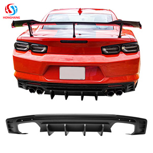 Accessoires automobiles Honghang Manufacture, lèvres de pare-chocs arrière en fibre de carbone, diffuseur arrière, séparateur pour <span class=keywords><strong>Chevrolet</strong></span> <span class=keywords><strong>Camaro</strong></span> <span class=keywords><strong>ZL1</strong></span> 2016-2022 - Product Image 1