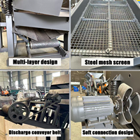 Équipement de criblage de minerai, capacité de 200 tonnes/heure, machine de criblage vibratoire linéaire personnalisable avec moteur de haute précision