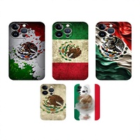 Coque de téléphone Weview pour 15/14/13/12/11/17 Pro Max XS X XR SE 7 8 Plus, en TPU souple, anti-traces de doigts, antichoc, peinte aux UV, Mexique