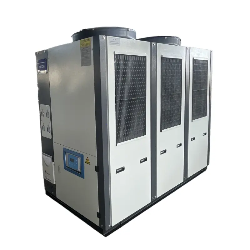 SS Plate Heat Exchange Air Cooled Glycol Chiller PHE Cooling For Milk Pasteurization Plant