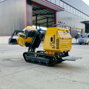Mesin Pengaduk Beton Mini Portabel Berjalan Sendiri dengan Roda Rantai, Mesin Pengaduk Beton Mobile Mini Kecil Berbahan Bakar <span class=keywords><strong>Diesel</strong></span>/Bensin - Product Image 6