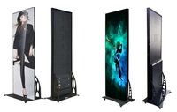 Pantalla LED para Carteles P1.53-P2.5, Panel de Visualización Publicitaria con Soporte de Pie y Opción de Montaje en Vehículo