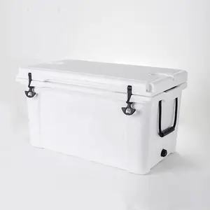 2024 Outdoor Cooler Box Chiller Bin Hiking Fishing Camping Rotomolde Ice Chest Storage Hard Cooler Box