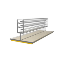 Porte-étiquette de prix en plastique PVC porte-étiquette d'étagère de supermarché pour le verre pour l'entreposage et les fournitures de supermarché
