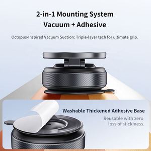 Soporte Magnético para Teléfono Móvil con Ventosa de Vacío, Soporte de Navegación para Teléfono Móvil de Aleación de Aluminio - Product Image 6