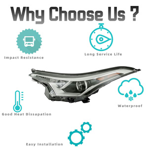 CHR 2018 + faro a LED USA tipo luci diurne Auto faro faro Auto 81170-F4110 81130-F4110 per <span class=keywords><strong>Toyota</strong></span> <span class=keywords><strong>CH</strong></span>-<span class=keywords><strong>R</strong></span> - Product Image 3