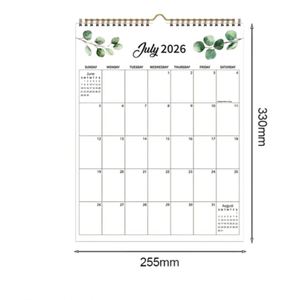Calendario de Pared de Papel Impreso con UV X418 2026 Blooming Color, con Excelente Diseño para Colgar en la Oficina, Planificador de Mesa para Negocios - Product Image 2